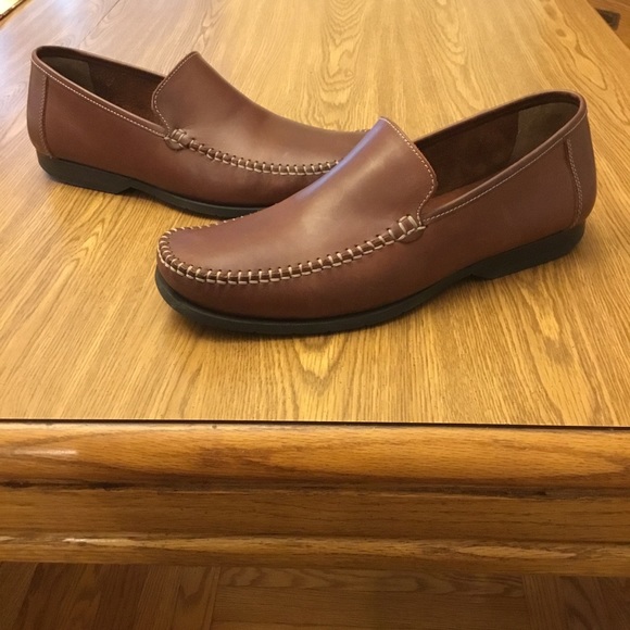 hush puppies men's taylor slip on leather casual shoes